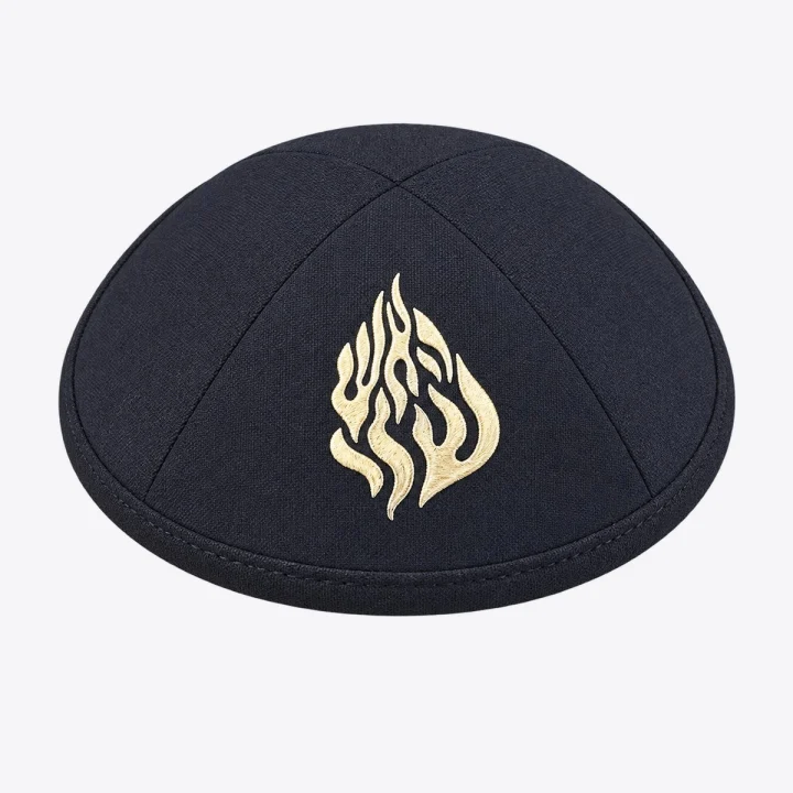 כיפת בד שלהבת — שחור (3)