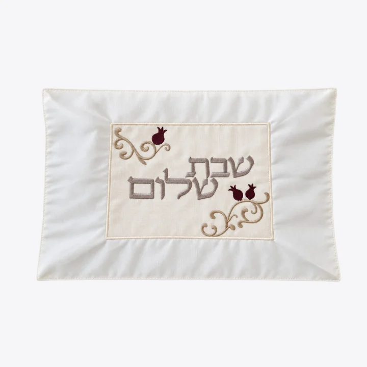 כיסוי חלה מרוקם — לבן (5)